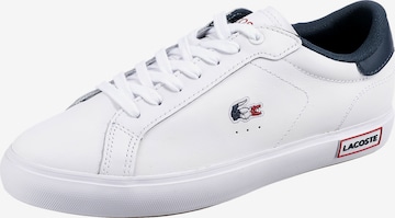 LACOSTE Sneakers laag 'Powercourt' in Wit: voorkant