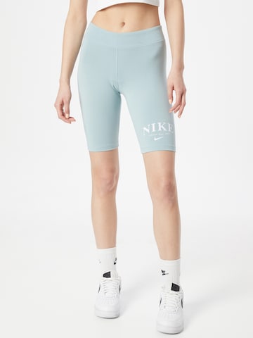 Nike Sportswear Leggings in Blue: front