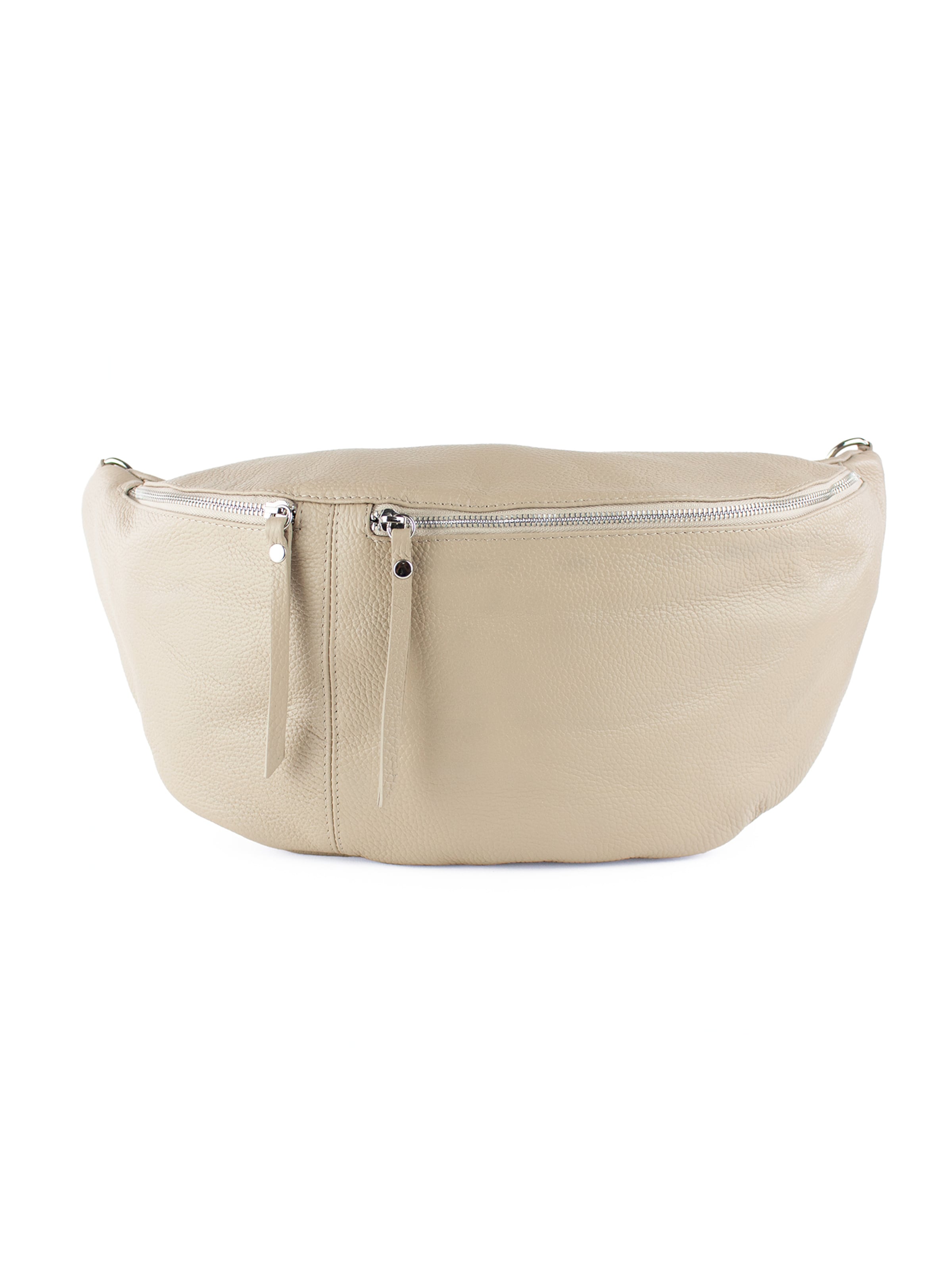 lePelou - Riñonera 'CLARA' en beige: frente