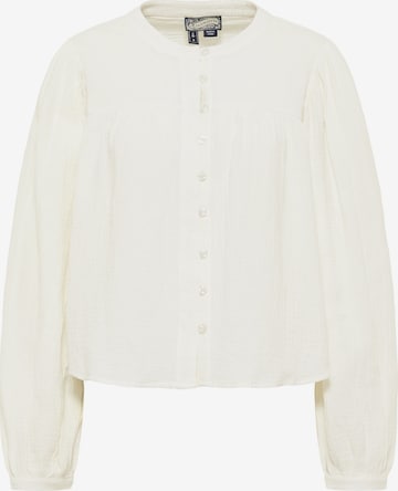 DreiMaster Vintage - Blusa en blanco: frente