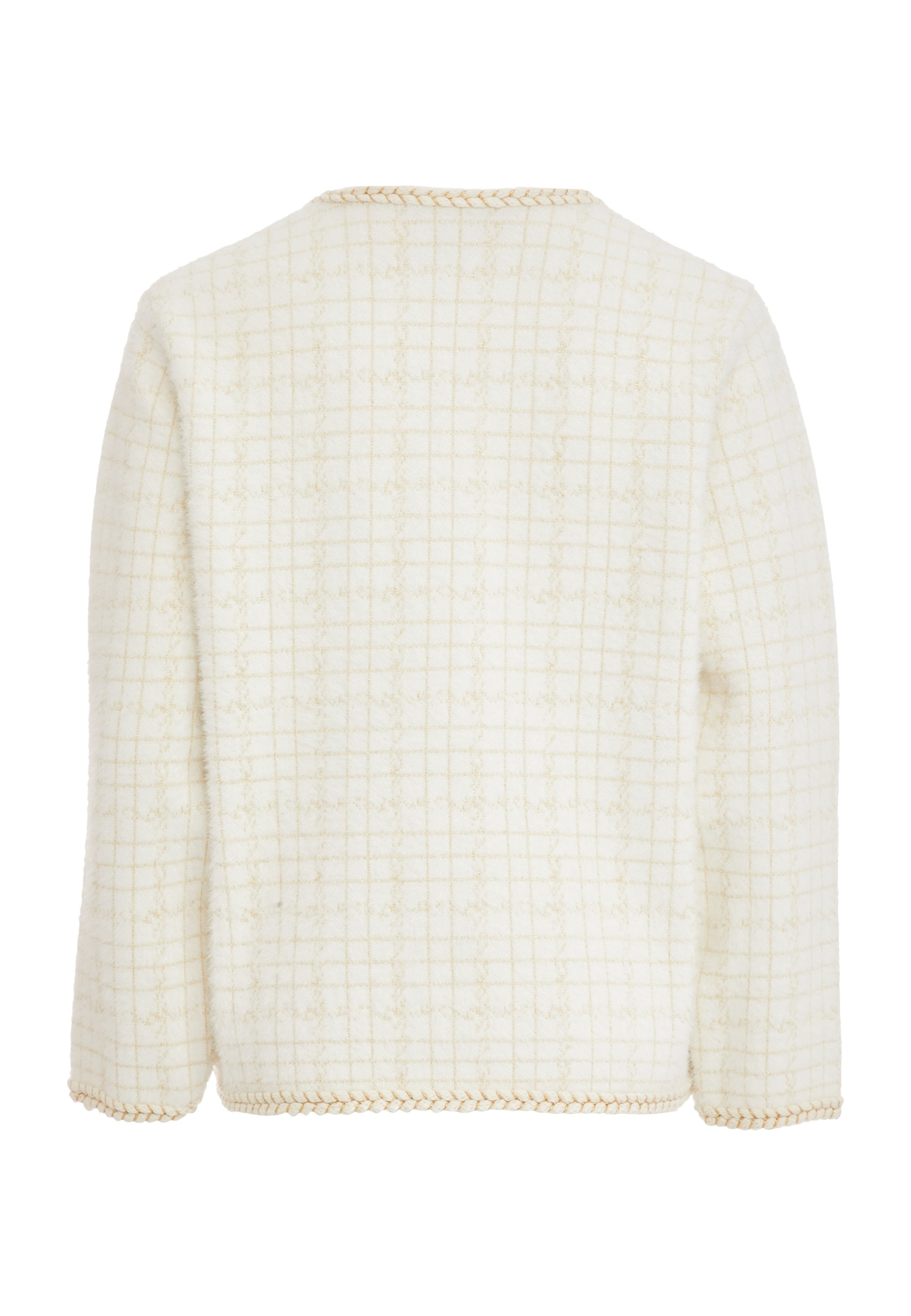 CARNEA Knit cardigan in White