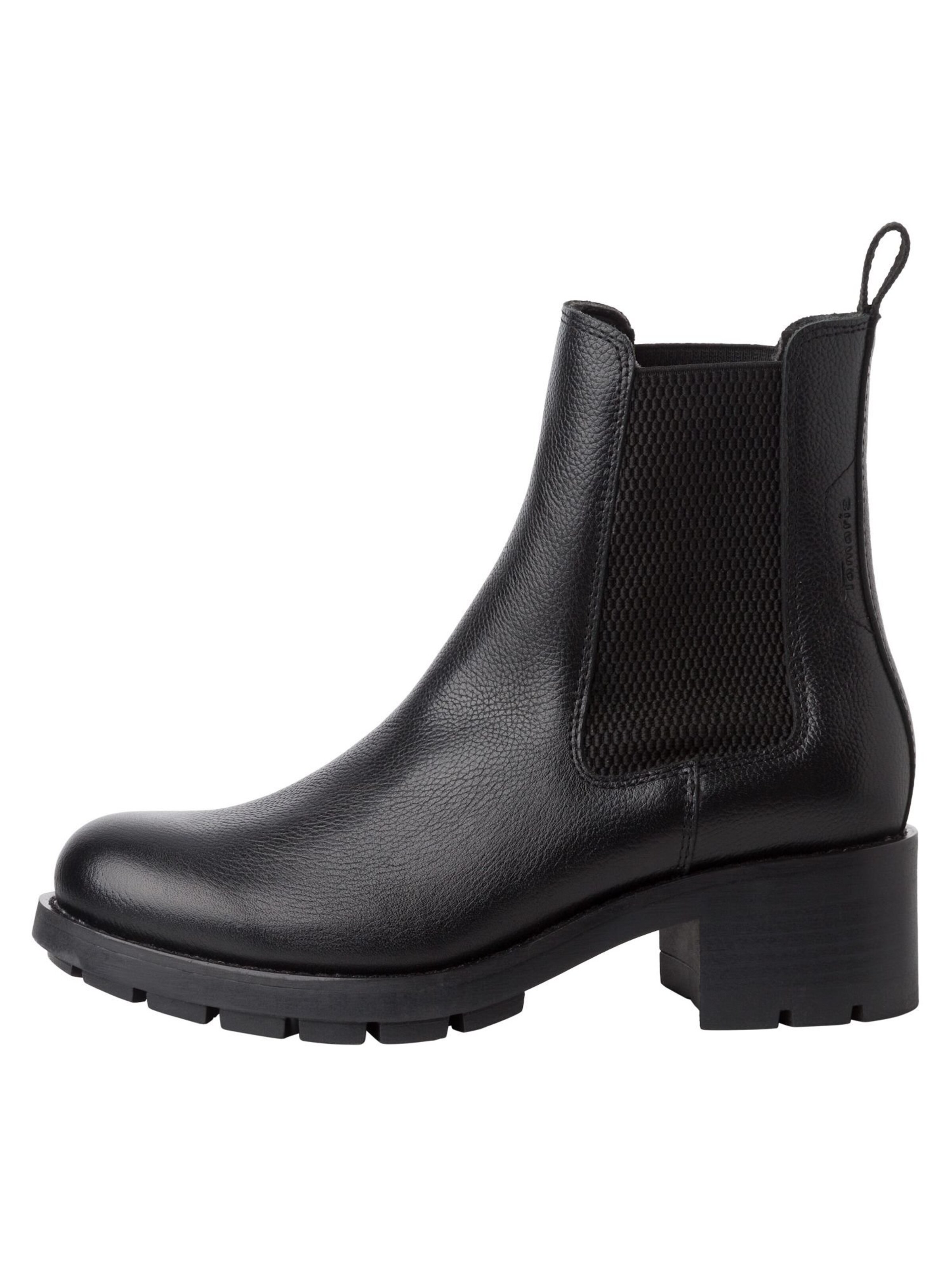 Tamaris Chelsea boots in Black