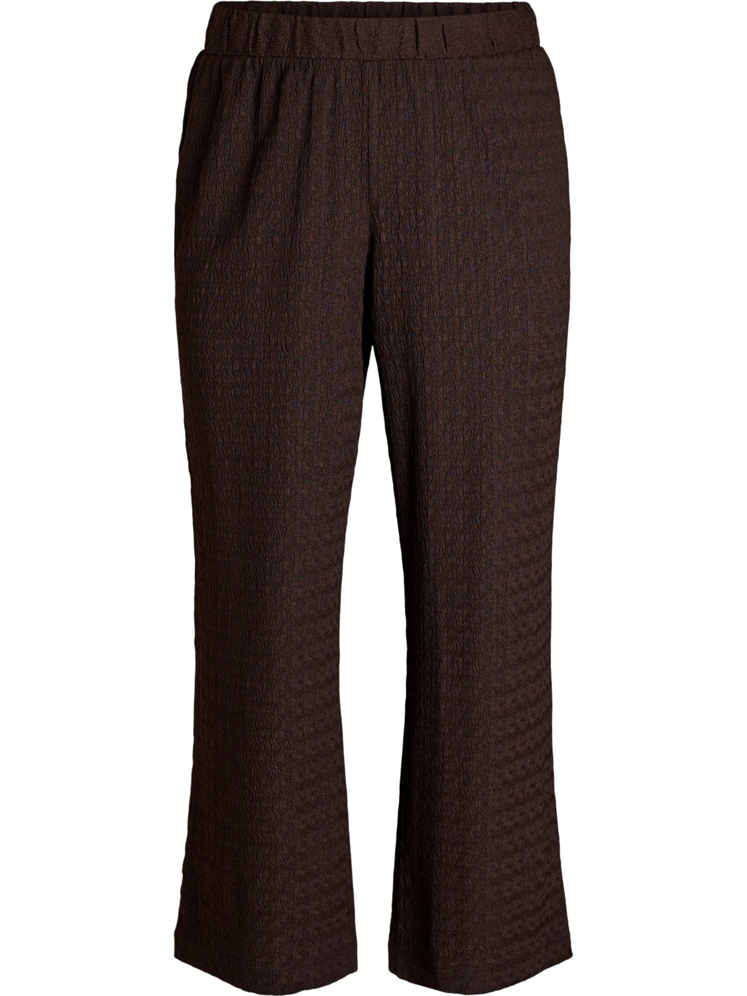 Zizzi Обычный Штаны 'Talia' в Коричневый: спереди