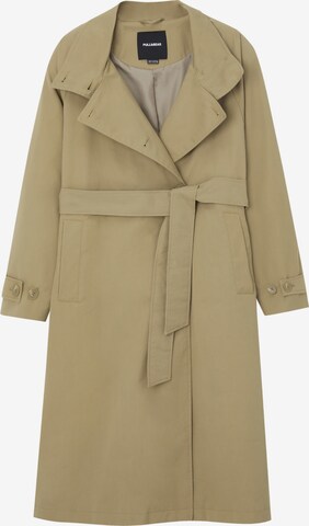 Pull&Bear Between-seasons coat in Green: front