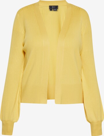 faina Knit Cardigan in Yellow: front