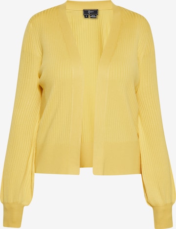 faina Knit Cardigan in Yellow: front
