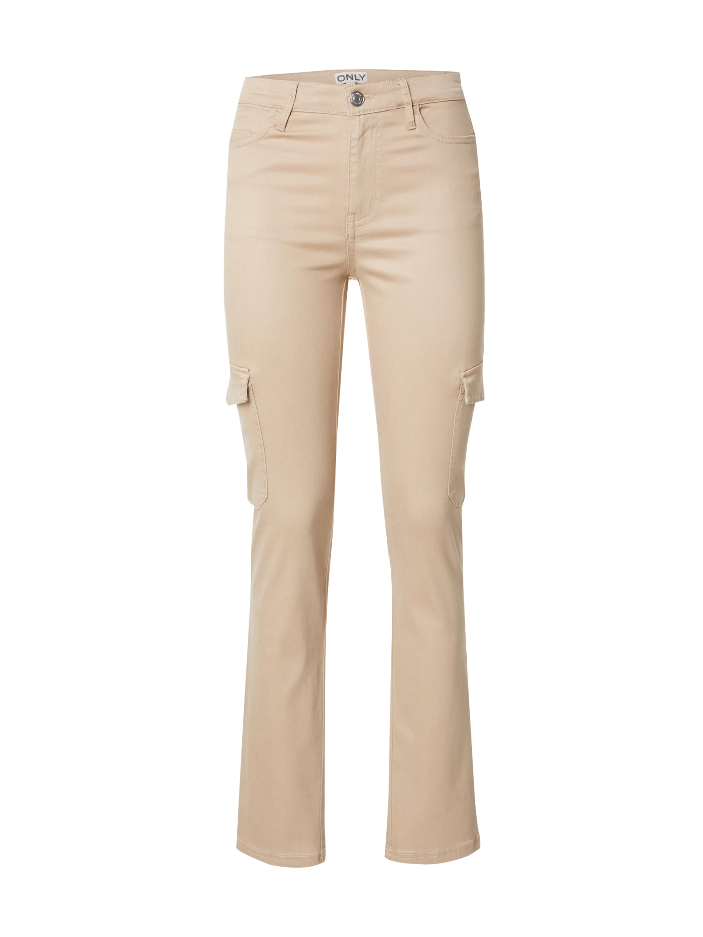 ONLY Slim fit Cargo Pants 'ONLBRANDY' in Beige: front