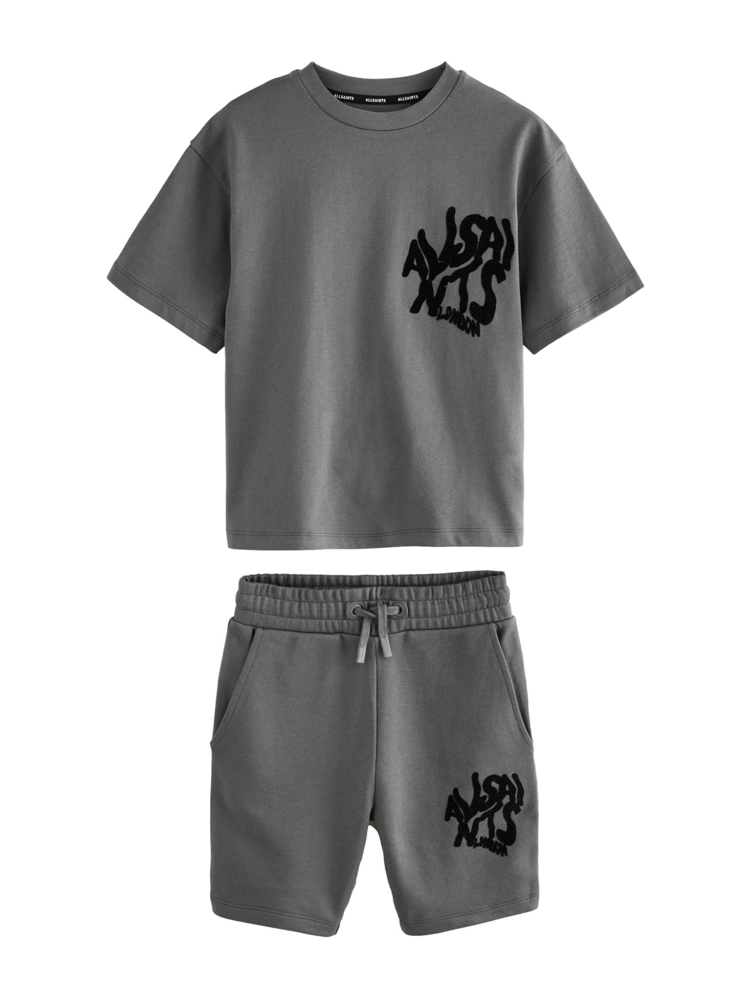 smALLSAINTS - Conjuntos 'Orlando' em cinzento: frente