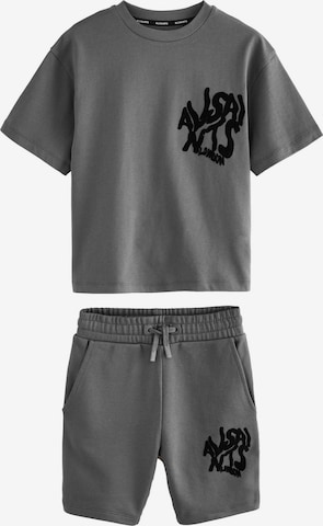 smALLSAINTS - Conjuntos 'Orlando' em cinzento: frente