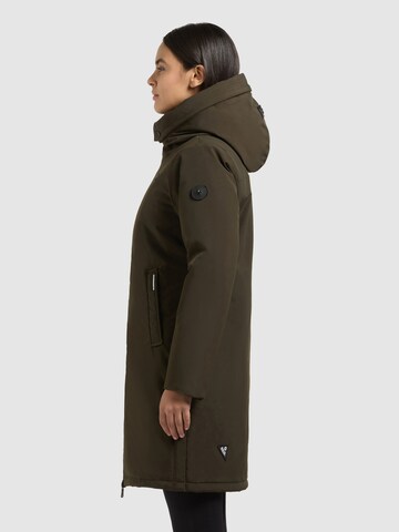 Cappotto invernale 'Yaak5' di khujo in verde