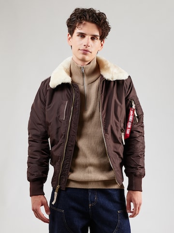 Veste mi-saison 'Injector III' ALPHA INDUSTRIES en marron : devant