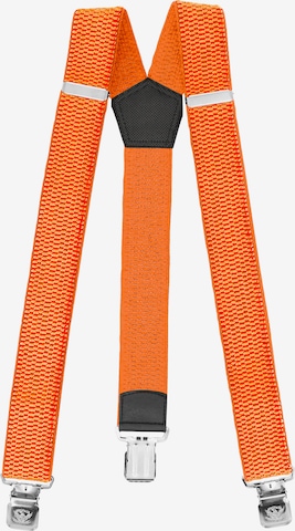Fabio Farini Suspenders in Orange: front