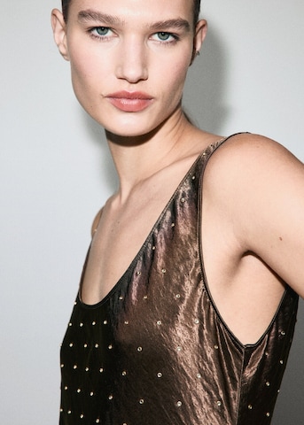 MANGO Cocktail Dress 'Pride' in Brown