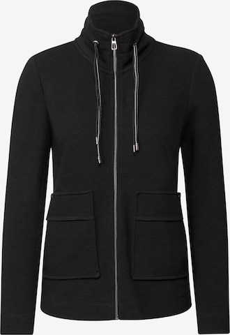 CECIL Knit Cardigan in Black: front