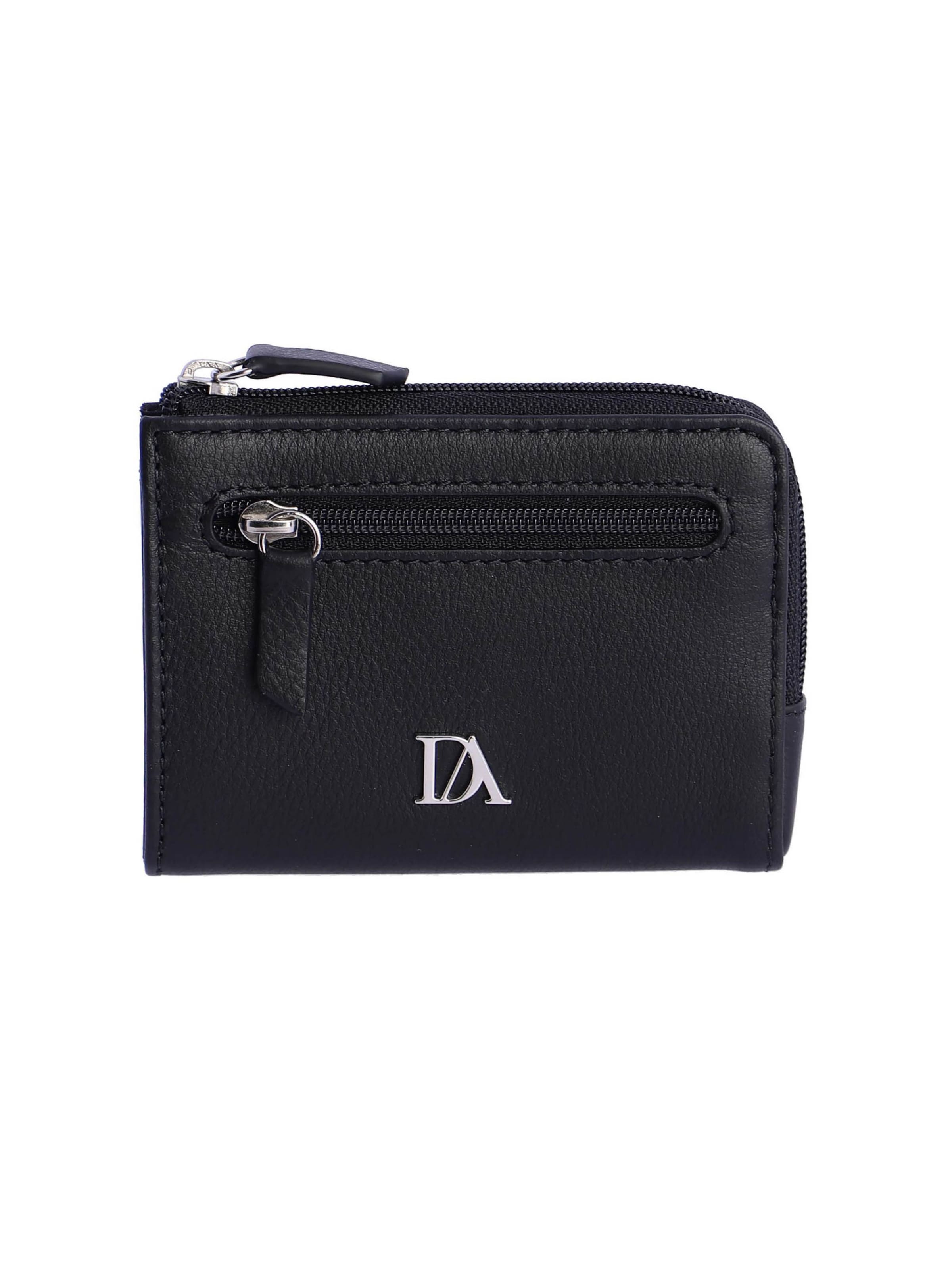 Don Algodon - Cartera 'Monedero para hombre Massimo de piel con protección RFID' en negro: frente
