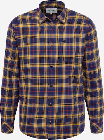 Carhartt WIP Button Up Shirt in Blue: front