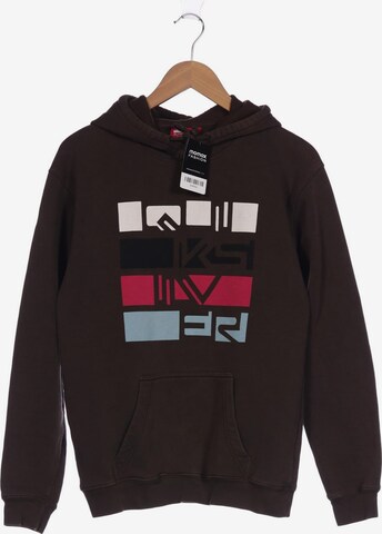 QUIKSILVER Kapuzenpullover S in Braun: predná strana