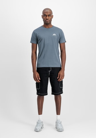 Regular fit Tricou de la ALPHA INDUSTRIES pe albastru