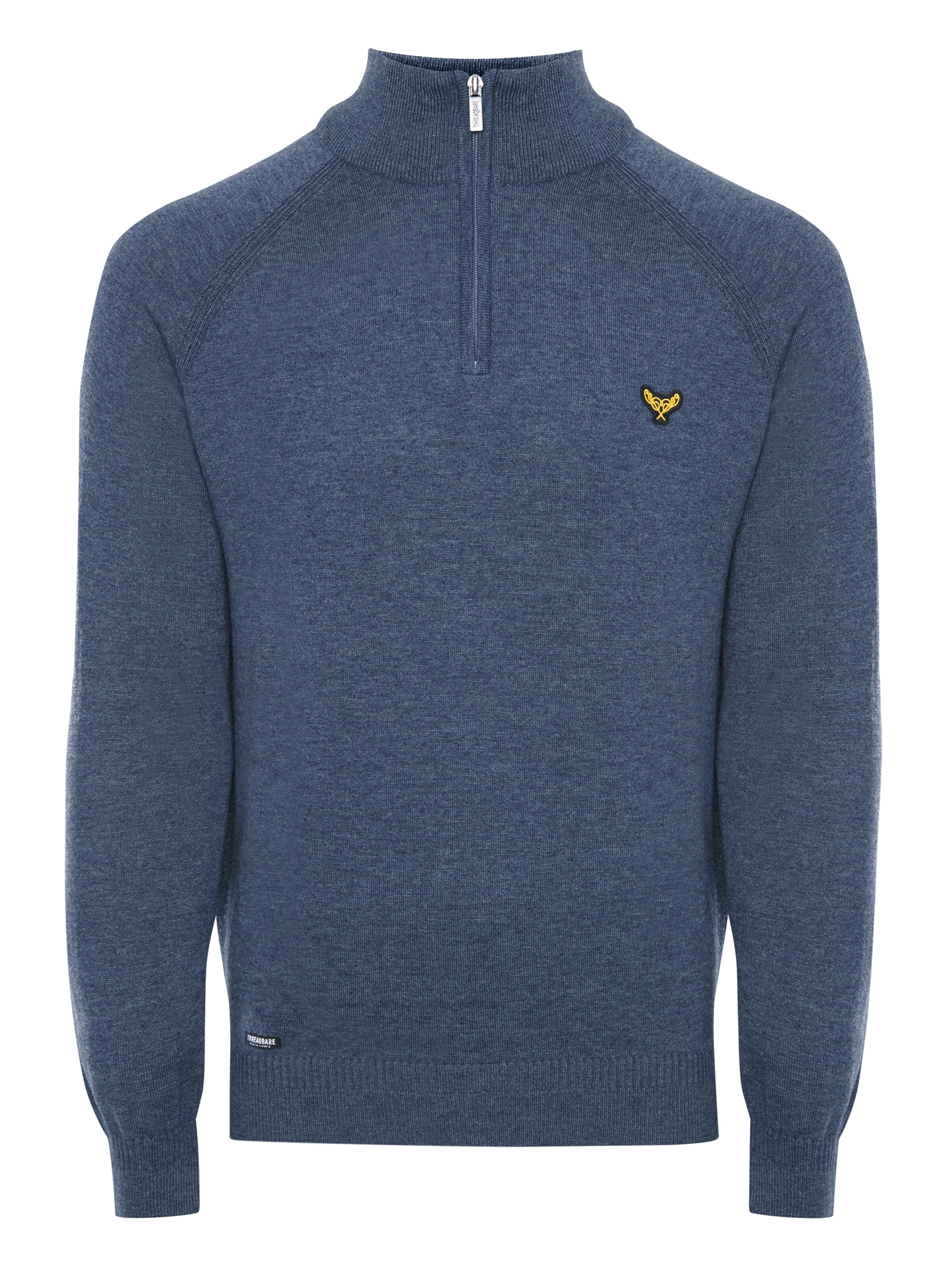 Threadbare Pullover 'Lawson' in Blau: Vorderseite
