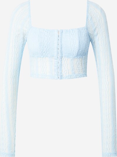 Love Triangle Bluse in hellblau, Produktansicht