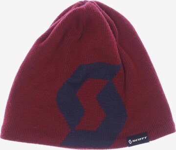 SCOTT Hat & Cap in One size in Red: front