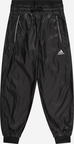 ADIDAS SPORTSWEAR Tapered Workout Pants 'Dance' in Black: front