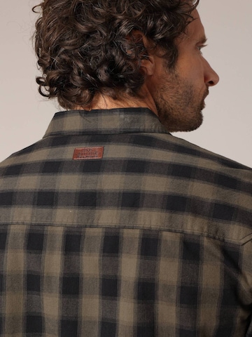 Deeluxe Regular fit Overhemd 'Pieter' in Groen