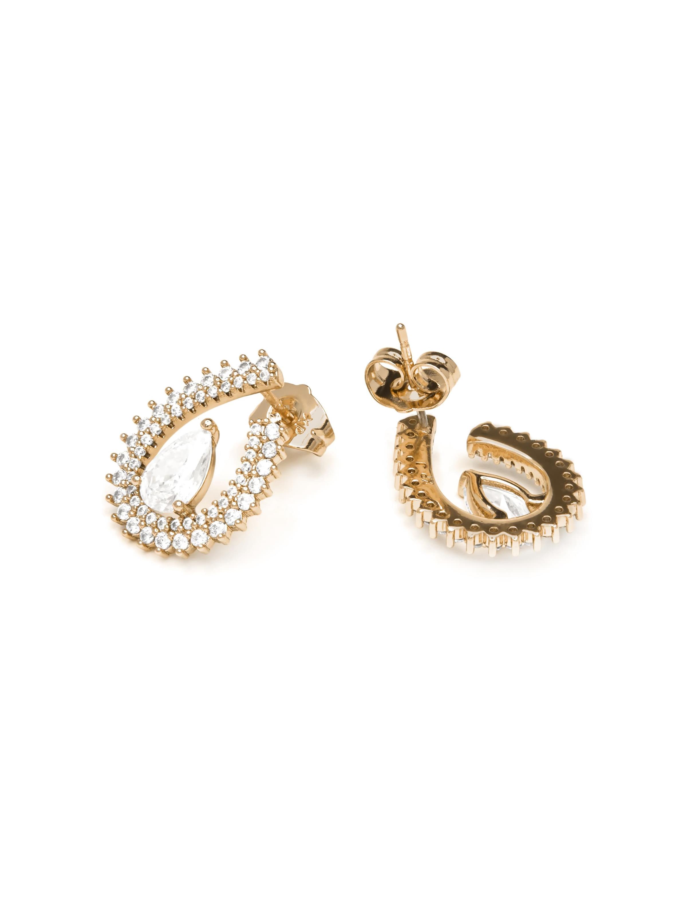 Luxenter Earrings 'Goep' in Gold
