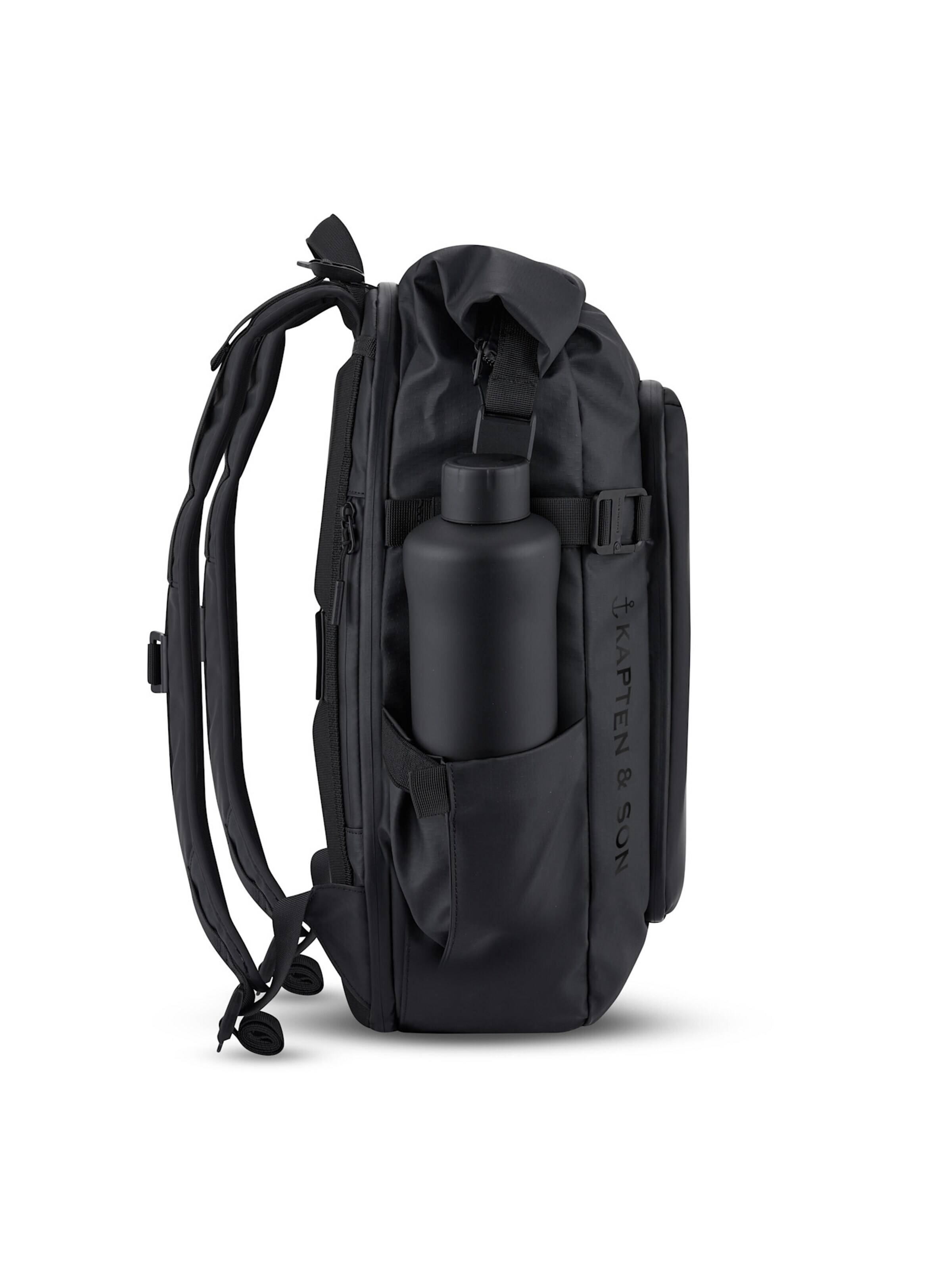 Kapten & Son Rucksack 'Lisbon Pro'‌‌‌ in Schwarz