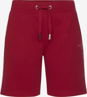 KangaROOS Regular Pants in Red: front