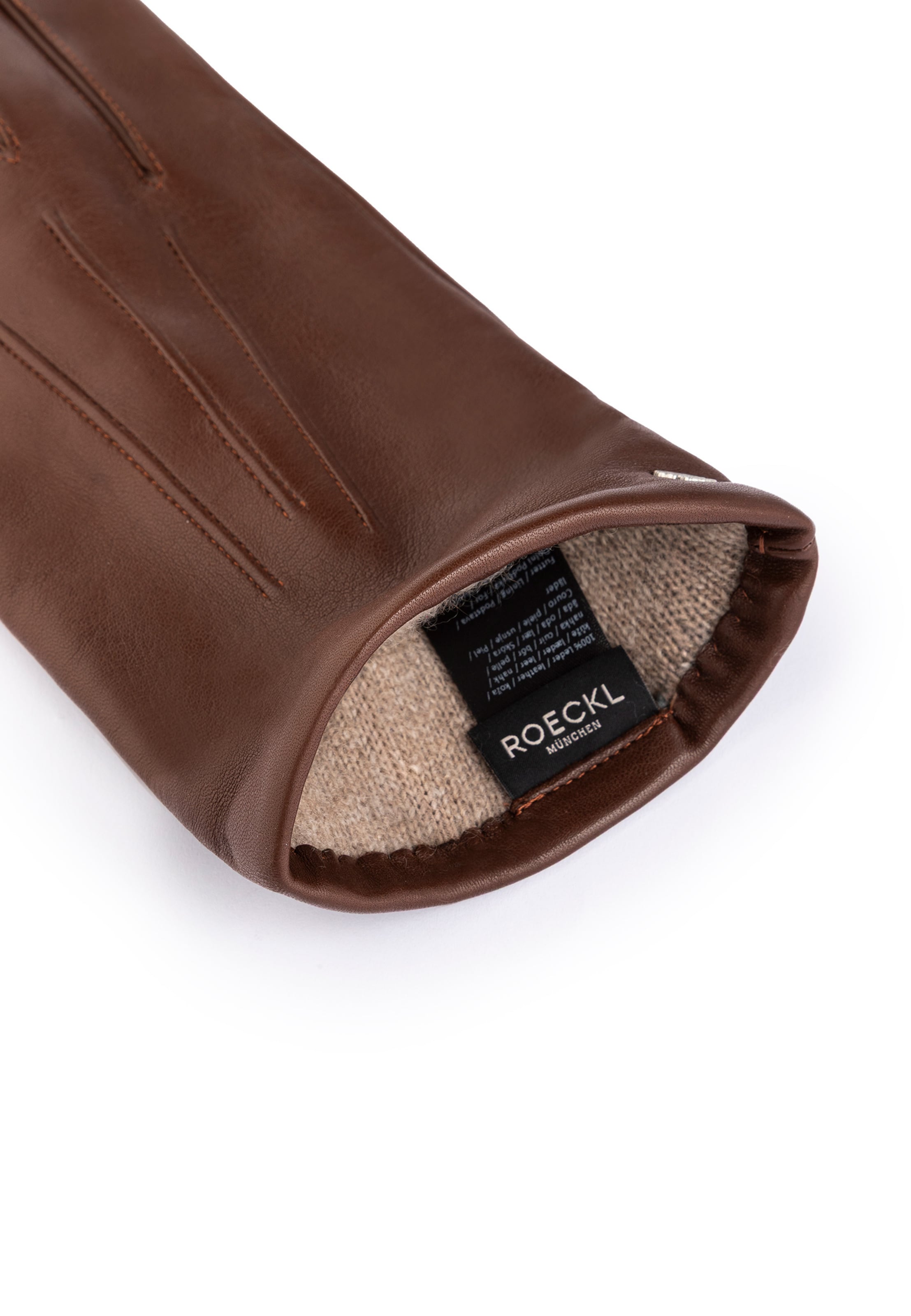 Roeckl Vingerhandschoenen ' DOVER ' in Bruin