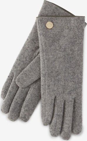 JOOP! Full Finger Gloves in Grey: front