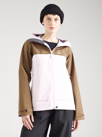 Haglöfs Outdoor Jacket in Pink: front