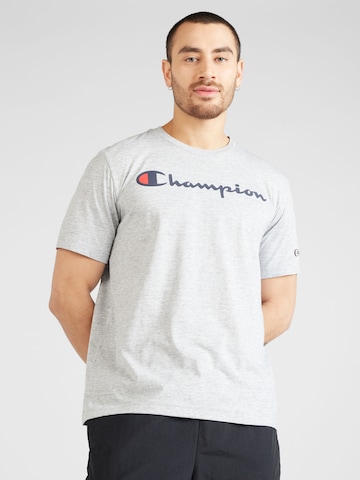Champion Authentic Athletic Apparel - Camisa em cinzento: frente