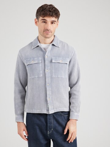 SCOTCH & SODA Regular fit Overhemd in Grijs: voorkant