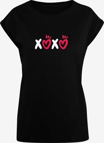 T-shirt 'Valentines Day - Xoxo' Merchcode en noir : devant