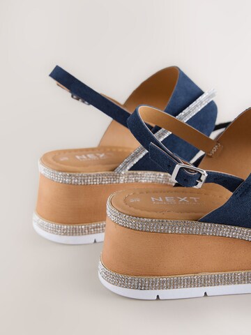 Sandales Next en bleu