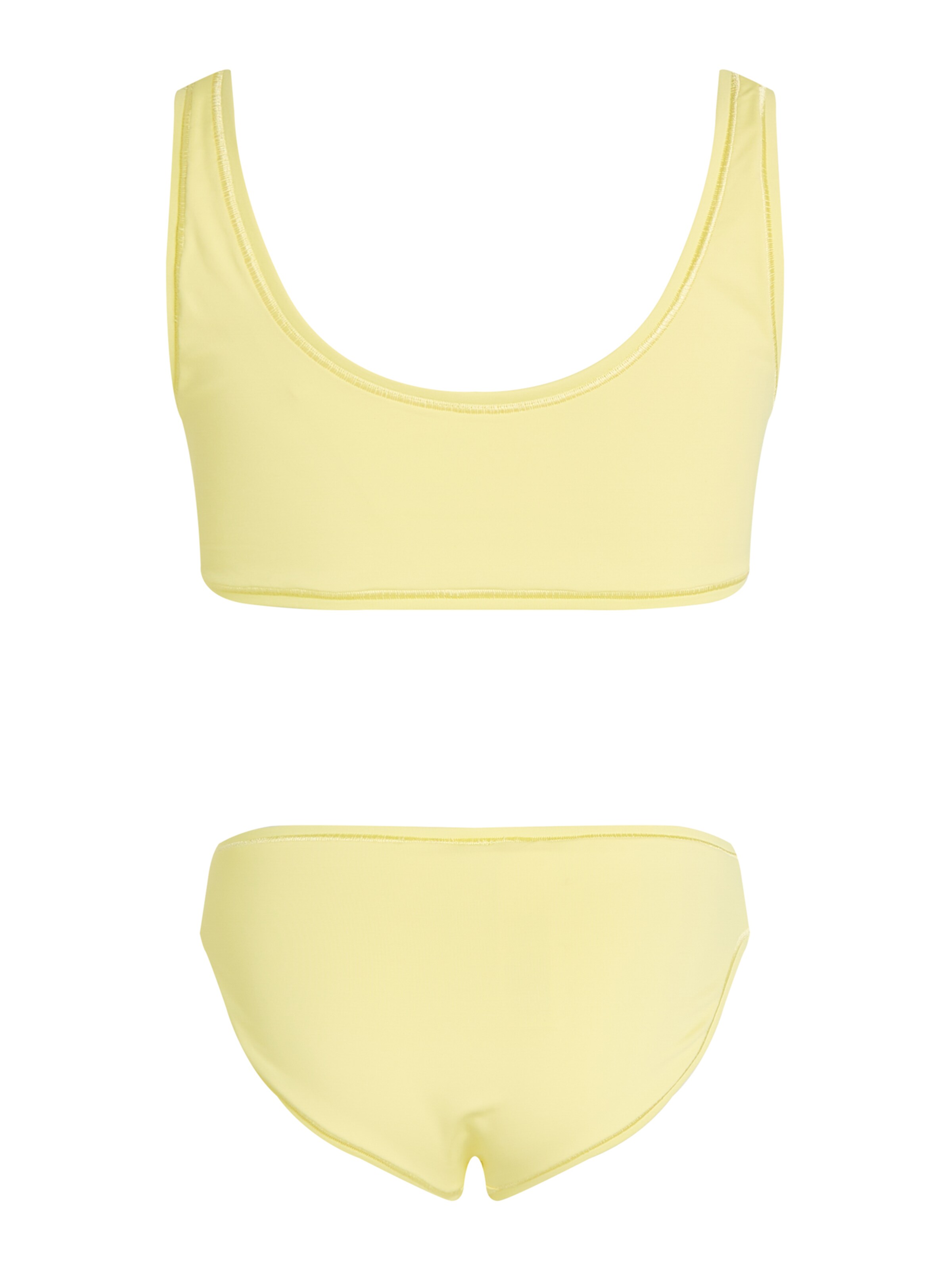 Calvin Klein Swimwear Bralette Bikini in Yellow