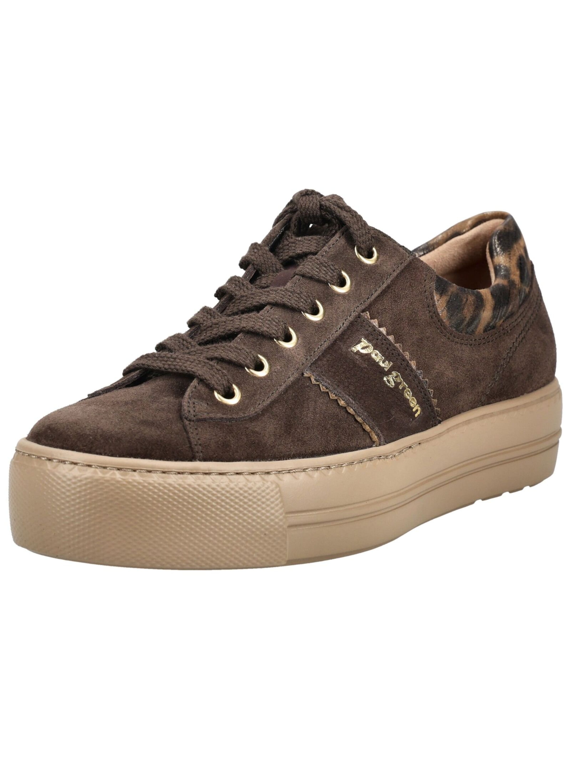 Paul Green Sneaker in Braun: Vorderseite