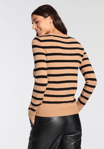 HECHTER PARIS Strickjacke in Beige