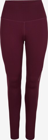 Coupe slim Leggings O'NEILL en rouge : devant