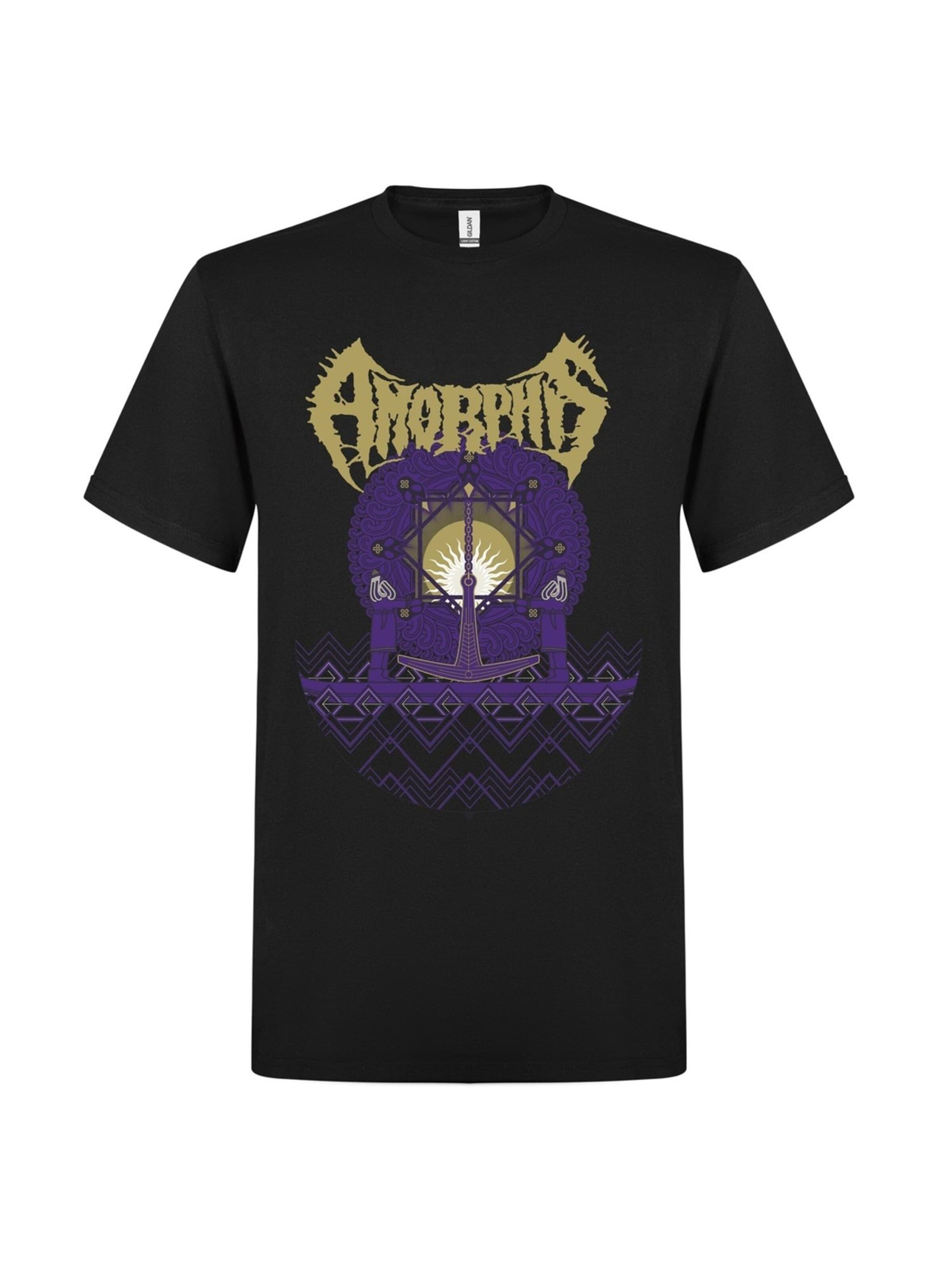 Amorphis Shirt 'Amorphis Forge' in Zwart: voorkant