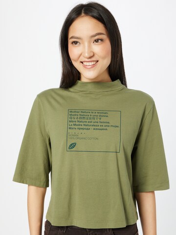 Maglietta di Sisley in verde: frontale