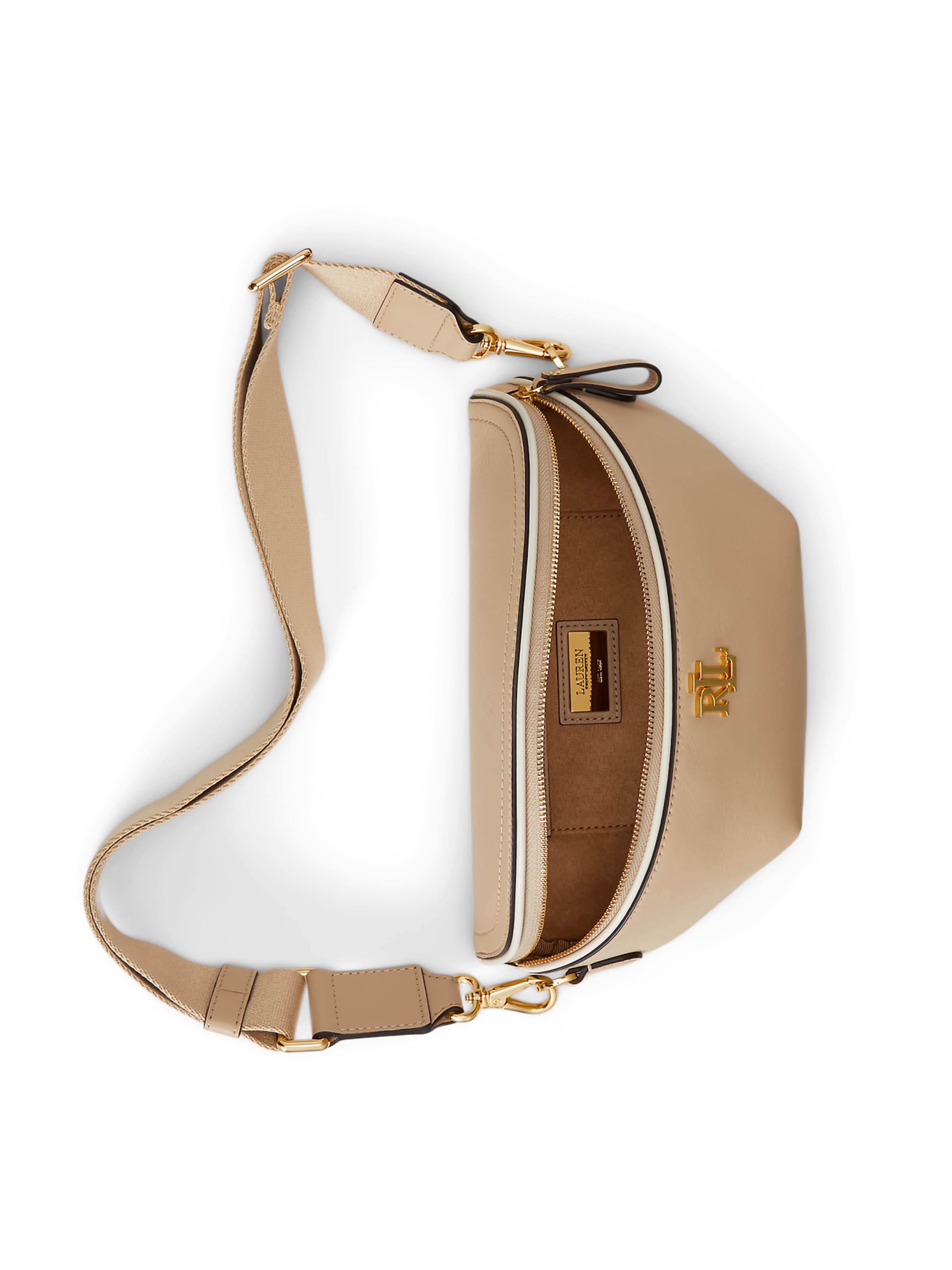 bēšs Lauren Ralph Lauren Jostas soma 'MARCY'