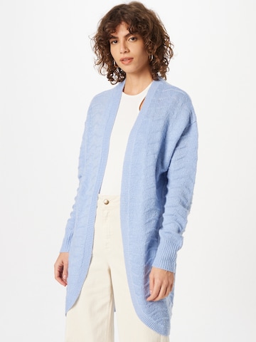 Kaffe Knit Cardigan 'Emria' in Blue: front