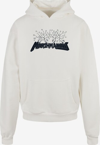 Merchcode Sweatshirt 'Peanuts - Marshmallows' in White: front