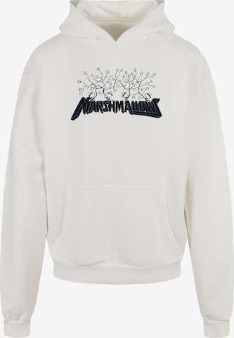 Merchcode Sweatshirt 'Peanuts - Marshmallows' in Weiß: predná strana