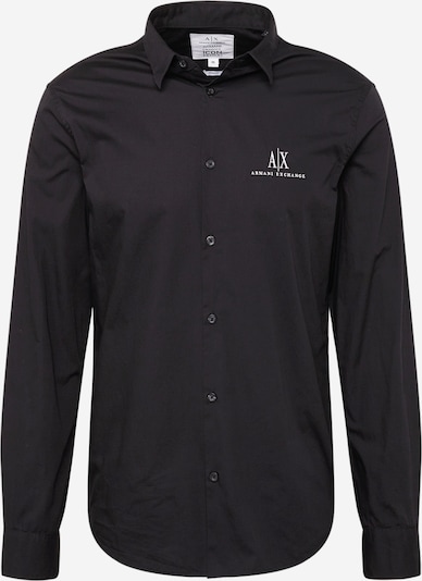 ARMANI EXCHANGE Camisa em preto / branco, Vista do produto