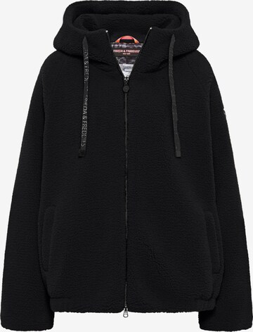 Frieda & Freddies NY Outdoor Jacket 'Virgie' in Black: front