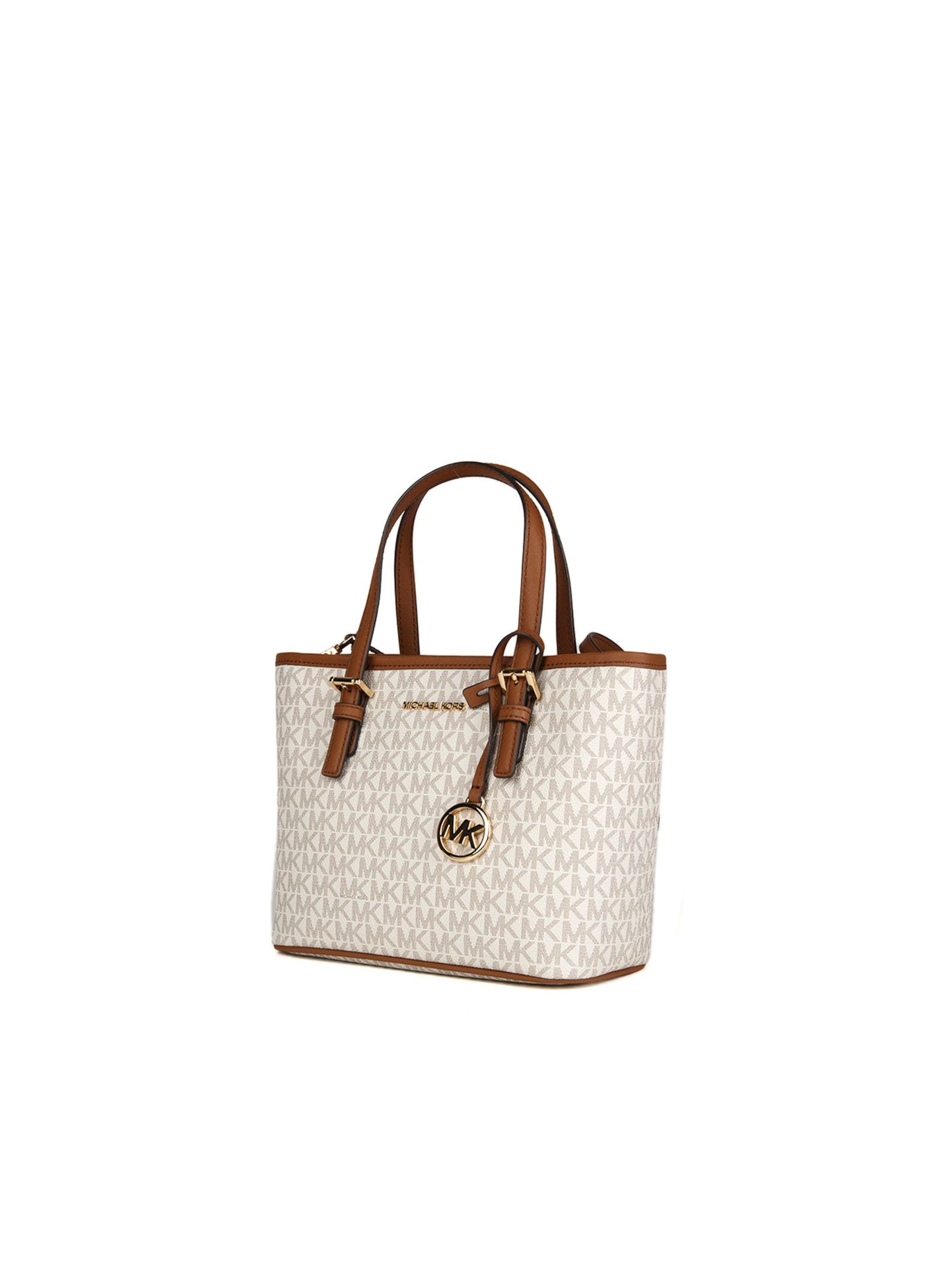 Michael Kors Handtas 'Jet' in Beige